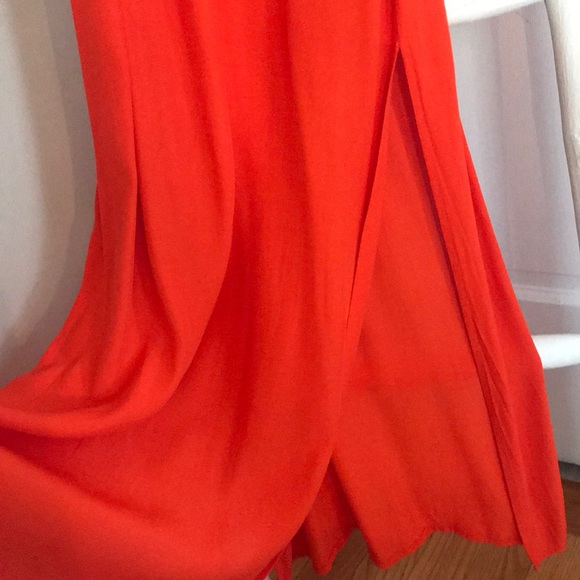 Topshop orange dress - Picture 2 of 4